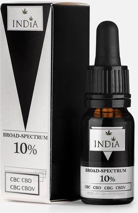 INDIA COSMETICS Broad Spectrum 10% (Olej CBD) 10ml