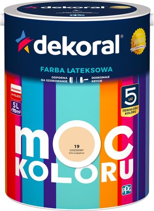 Dekoral Moc Koloru Łososiowy 5L