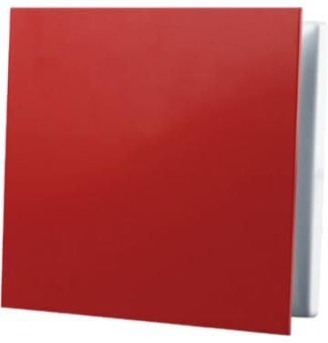 Ventika Kratka Wentylacyjna Z Wymiennym Panelem Dekoracyjnym Czerwona (MWKLIQRED)