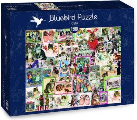 Bluebird Puzzle 1500el. Koty