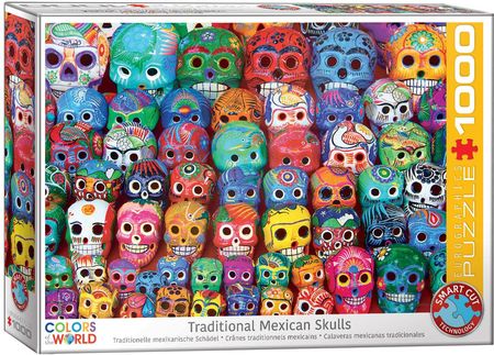 Eurographics Puzzle 1000el. Traditional Mexican Skulls 6000-5316