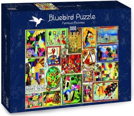 Bluebird Puzzle 3000el. Słynne obrazy