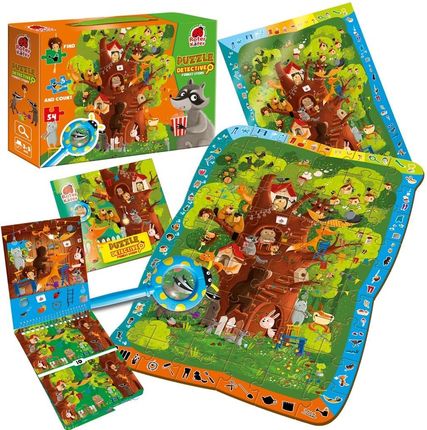 Roter Kafer Puzzle edukacyjne Detective - Forest Story