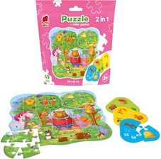 Zdjęcie Roter Kafer Puzzle 49 saszetka Magiczny las + mini gra RK1140-01 - Skępe