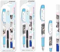 Zdjęcie Starpak Pióro Wieczne + 2 Naboje Wymazywacz Cuties - Sierpc