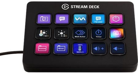 Elgato Stream Deck MK.2（ブラック） Podzespoły do laptopa ELGATO STREAM DECK MK.2 - KLAWIATURY