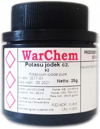 Warchem Jodek Potasu 25G 51594