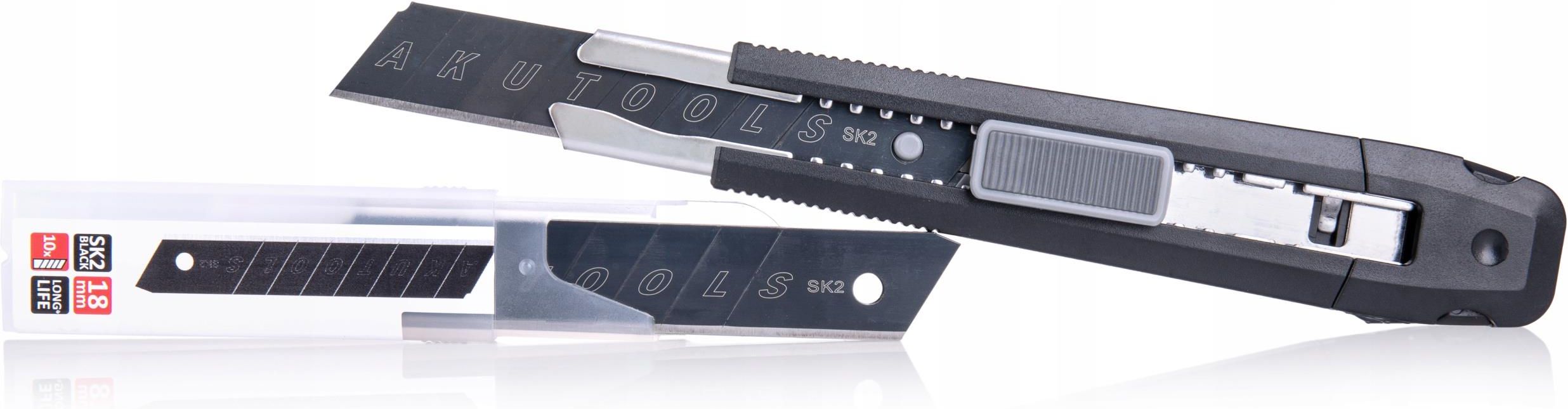 Aku Tools Nóż Introligatorski 18Mm Ostrze Łamane Super Ostry - zdjęcie 7 Aku Tools Nóż Introligatorski 18Mm Ostrze Łamane Super Ostry