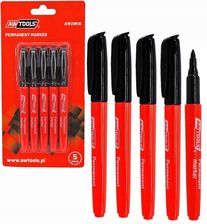 Zdjęcie Awtools Markery Permanentne Cienkie Czarne 5 Szt. - Suchowola