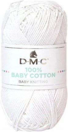 Dmc Baby Happy Cotton Bawełna Amigurumi 762 Biały 0077540965892
