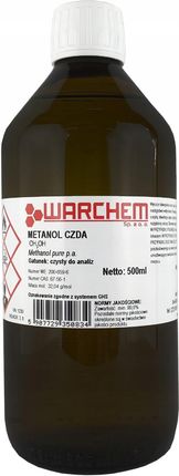 Warchem Metanol Czysty Do Analiz 500Ml