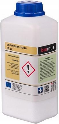 Biomus Benzoesan Sodu 500G E211 Czysty