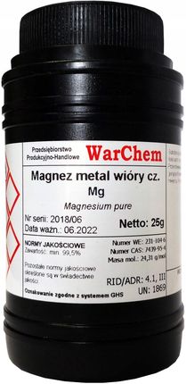 Warchem Magnez Metal Wióry 25G 46912