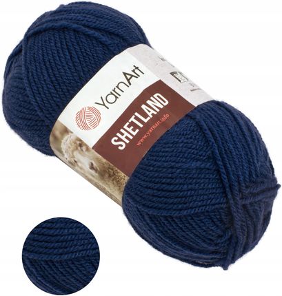 Yarn-Art Włóczka Yarnart Shetland Ciemny Niebieski 528
