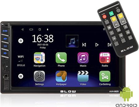 Radio samochodowe BLOW AVH-9920 2DIN 7" GPS Android Bluetooth WiFi