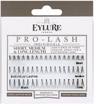 Eylure Pro-Lash Individuals Short Medium &Long Length Kępki rzęs