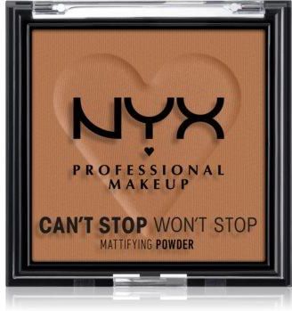 NYX Professional Makeup Can't Stop Won't Stop Mattifying Powder Golden puder matujący 08 Mocha 6 g
