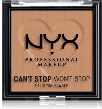 NYX Professional Makeup Can't Stop Won't Stop Mattifying Powder Golden puder matujący 07 Caramel 6 g