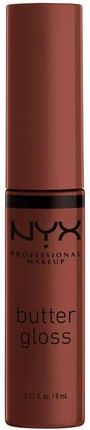 NYX Professional Makeup Butter Gloss błyszczyk do ust 51 Brownie Drip 8 ml