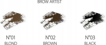 REVERS Tusz do brwi brow artist 8w1 dark brown