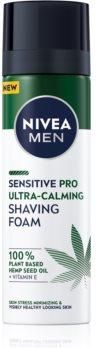 Nivea Men Sensitive Hemp pianka do golenia z olejkiem konopnym 200 ml