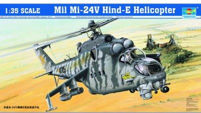 Trumpeter mil mi24v hinde helicopter