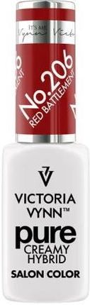 Victoria Vynn PURE Lakier hybrydowy Red Battlement 206 8 ml