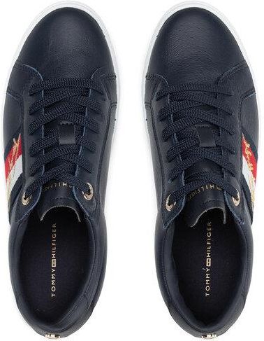 Tommy Hilfiger Sneakersy Th Signature Cupsole Sneaker Fw0Fw05224 Granatowy Ceny i opinie Ceneo.pl