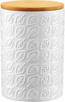 Ambition Pojemnik ceramiczny Tuvo listki z bambusową pokrywką 1,11 l (29564)