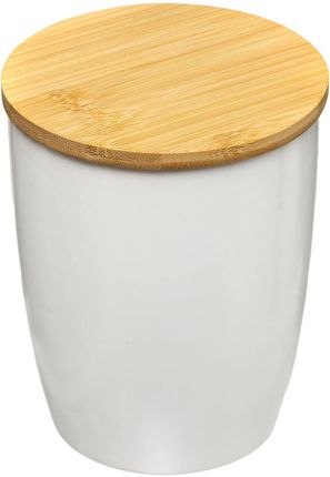 Secret De Gourmet Pojemnik ceramiczny z bambusową pokrywą, biały, 850 ml (179607)