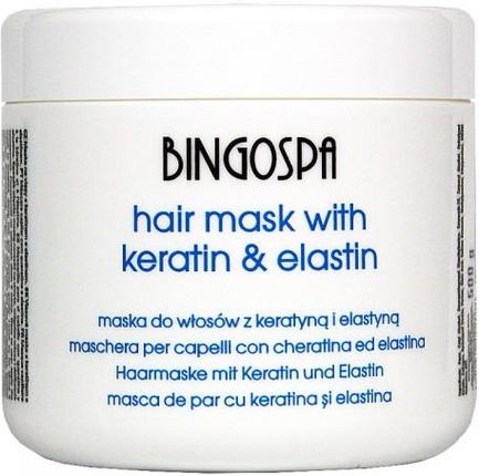 BINGOSPA Maska do włosów - mleczna z elastyną