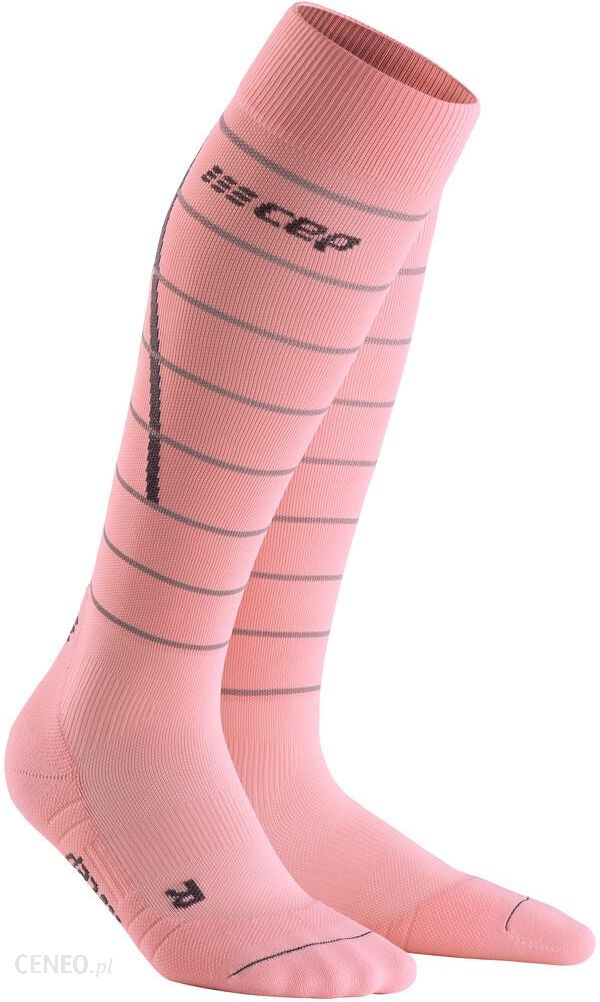 Cep Reflective Socks Women Różowy