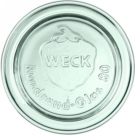 Weck Pokrywka szklana ⌀80 mm - 6 szt. (WE80)