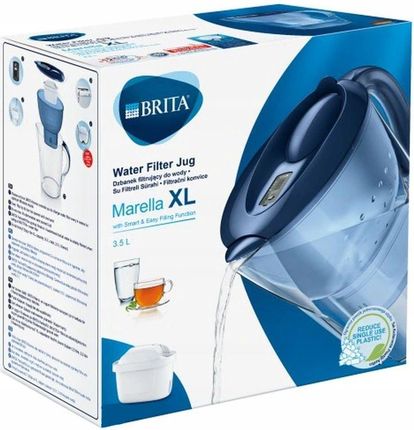 Dzbanek filtrujący BRITA Marella XL 3,5L niebieski + 2 filtry MAXTRA+ Pure Performance