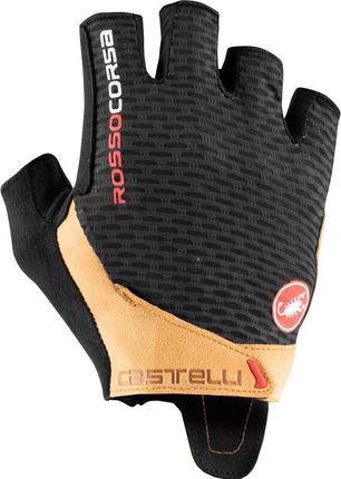 Castelli Rosso Corsa Pro V Gloves Czarny
