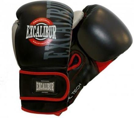 Rękawice bokserskie Excalibur Pro 10 oz -ręcznie robione, skóra syntetyczna! 