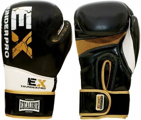 Rękawice bokserskie Excalibur Thunder Pro 12 oz - ręcznie szyte, skóra syntetyczna! 