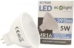 Zdjęcie Ecolight ŻARÓWKA LED MR16 5W 12V biała zimna EC79245 - Zabrze
