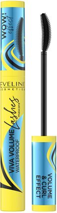 Eveline Cosmetics Viva wodoodporny tusz do rzęs, 10 ml