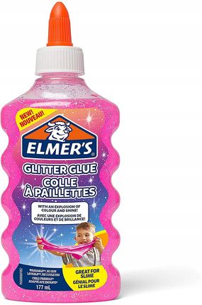 Elmer'S Glitter Glue Klej Z Brokatem Różowy