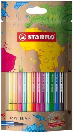 Stabilo Pen 68 Mini Etui 12Szt 668/12-07-1