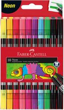 Zdjęcie Faber-Castell Flamastry Dwustronne 10 Kolorów Neon - Dąbrowa Tarnowska