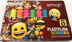 Zdjęcie St. Majewski Plastelina Neonowa 8 Kolorów Emoji - Płock