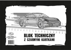 Zdjęcie Protos Blok Techniczny Z Czarnymi Kartkami A4 8 Kartek - Opole