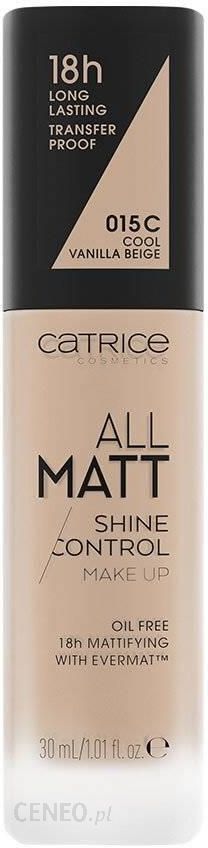 Catrice All Matt Shine Control Podkład Matujący 015C Cool Vanilla Beige 30  ml - Opinie i ceny na