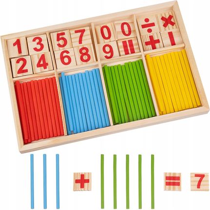 Drewniane Patyczki Do Nauki Liczenia Montessori Lhdpl01