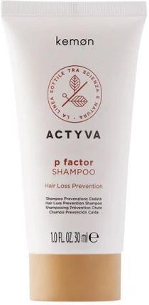 Kemon Actyva P Factor Szampon Przeciw Wypadaniu Włosów 30 ml