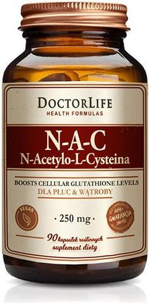 Doctor Life N-A-C, N-acetylocysteina 250 mg, 90 kaps