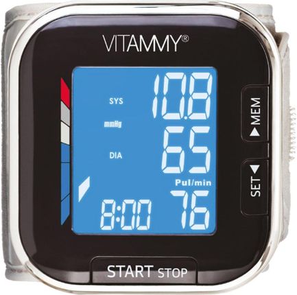 Vitammy smart 0.7 Ciśnieniomierz nadgarstkowy czarny