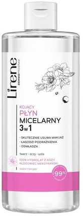 Lirene Lirene, Płyn micelarny 3w1 Hydrolat z róży, 400 ml